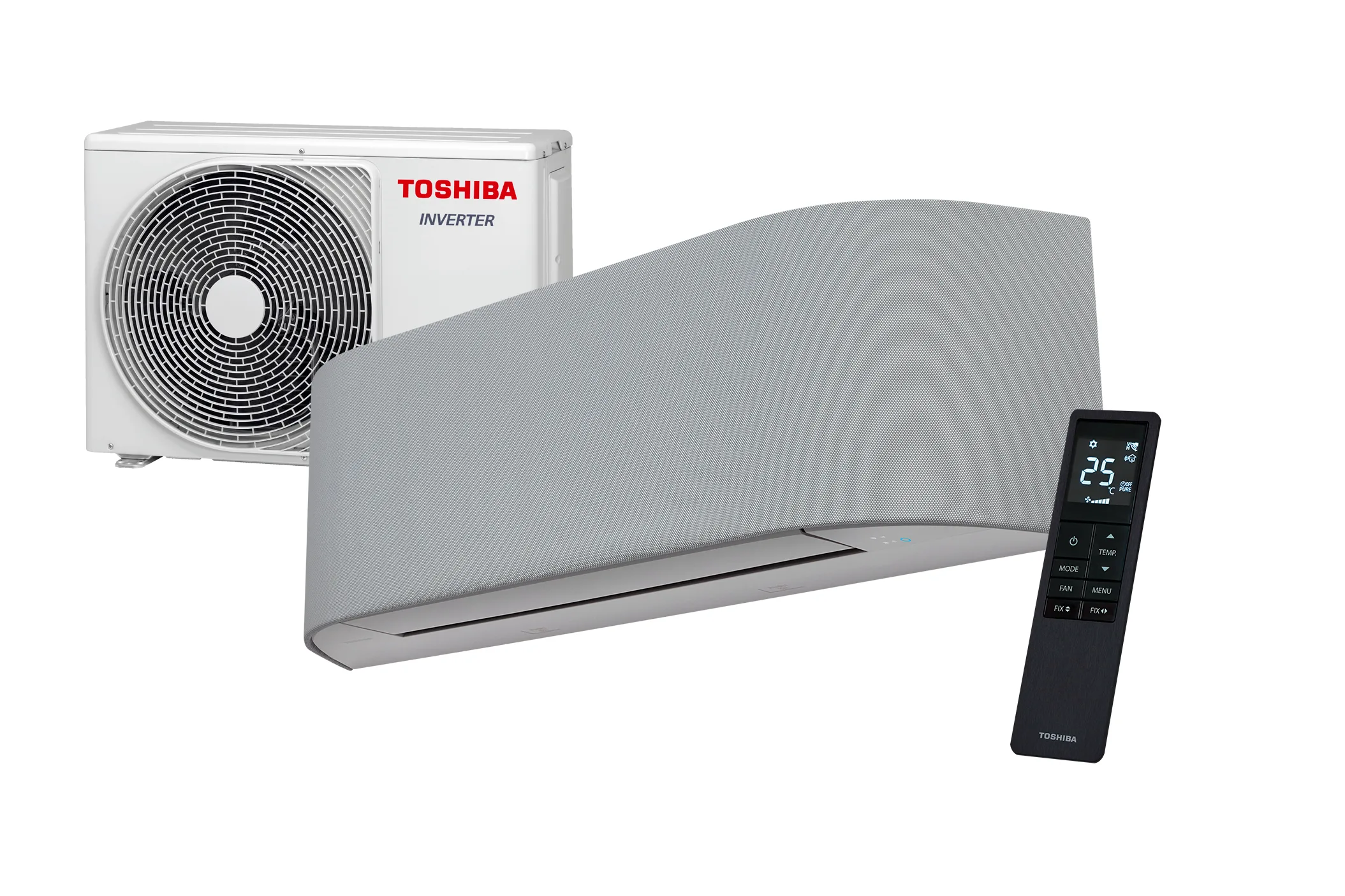 Toshiba Haori Design E10 viilentävä ilmalämpöpumppu sisäyksikkö